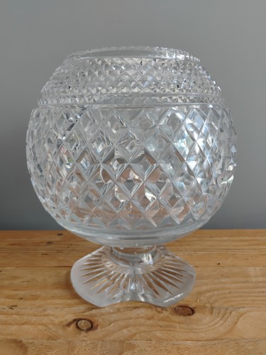 Large heavy vintage - heavy, crystal