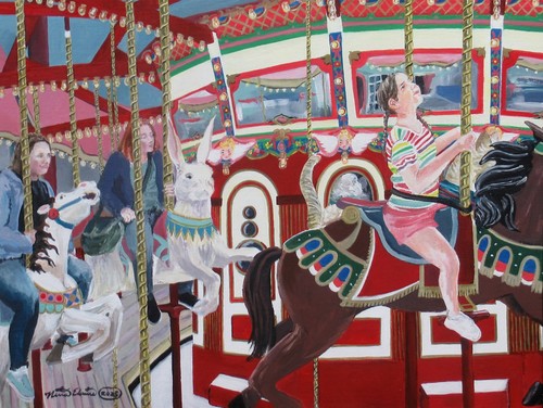 Carousel carnival acrylic - carnival,,