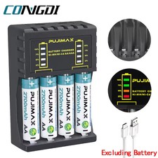 AA/AAA Battery Charger 4 Slots