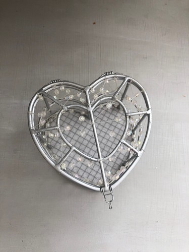 Wire basket heartshaped - basket, #heartshaped