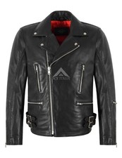Men brando leather fashion - men's,