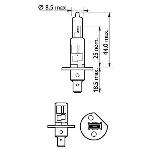 Light bulb 12258prb1 - light, h1
