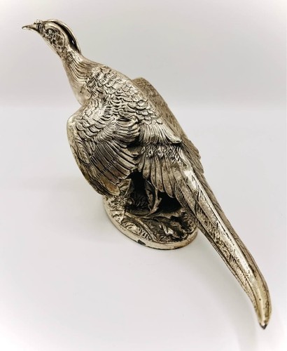 Vintage silver plated pheasant - silver-plated,