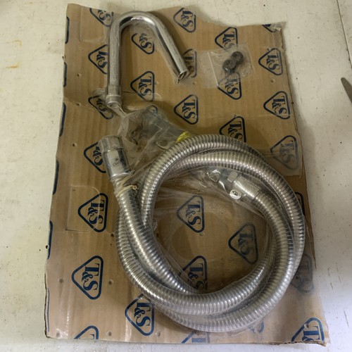 Brass pre rinse hose - brass, 44”