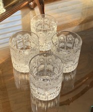 4 Hand Cut Lead Crystal