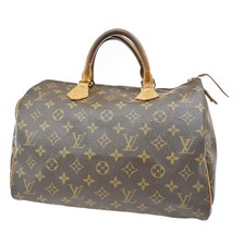 LOUIS VUITTON Speedy 30 Travel Hand Bag Monogram Leather Brown M41526 80CA266
