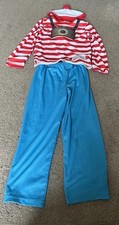 Where's Wally Costume 5-6 Years Boys Fancy Dress