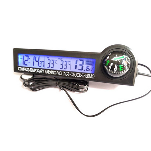 Car digital campass clock - campass,
