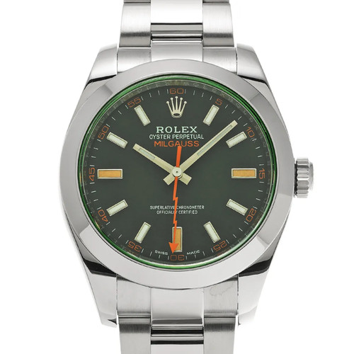 Rolex milgauss 116400gv 40mm - rolex,