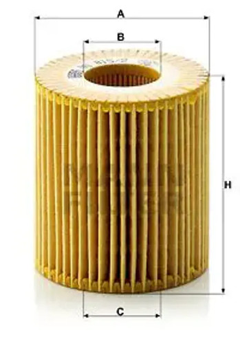 Oil filter - filter, insert