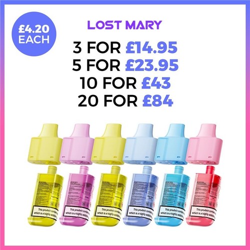 Lost mary bm6000 pods - lost,