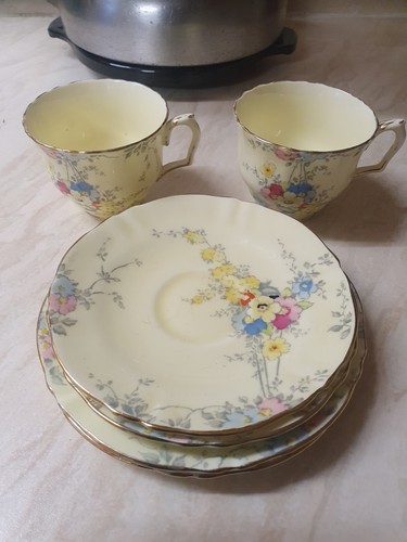 Vintage tea cups and - cups, saucers