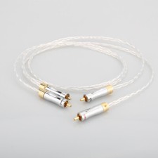 8N OCC silver plated audio