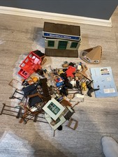 Playmobil  4431 Rare Western Set Sherriff Office Indian Village Sold As Seen