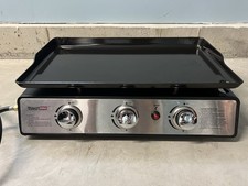 Royal Gourmet 25,500 BTU Portable 24-Inch 3-Burner Table Top Gas Grill Griddle