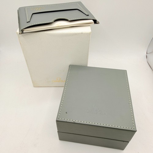 Genuine omega watch box - omega, grey