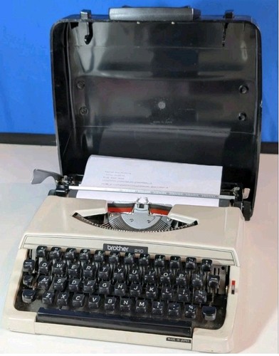 Brother 210 typewriter - brother, with