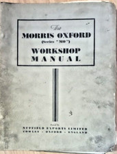 The Morris Oxford Workshop