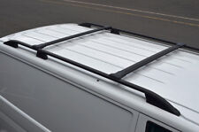 Black Cross Bar Rail Set To Fit Roof Side Bars To Fit Vauxhall Vivaro (2014+)