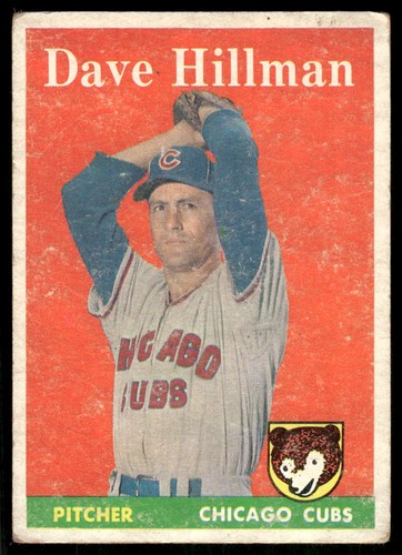 1958 topps dave hillman - #41,