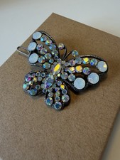 Vintage Crystal Enamel Insect