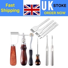 Leather Craft Tool Kit Leather Hand Sewing Repair Kit Stitching Punch Carving