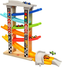 TOP BRIGHT Wooden Car Ramp