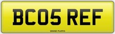 REFS REFFY REFEREE 2005 CAR ONWARD REGISTRATION BC05 REF NUMBER PLATE REFFIE REG
