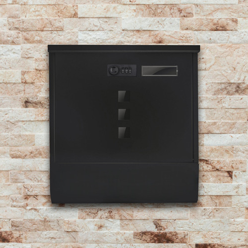 Personalised black wall post - personalised,