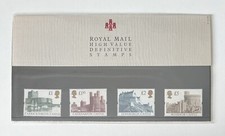 GB 1992 HIGH VALUE CASTLE Definitive Royal Mail Stamps Presentation Pack No 27
