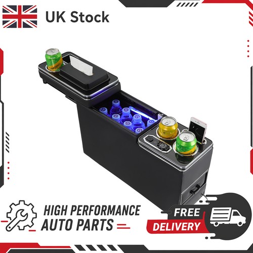Led usb center console storage - led,