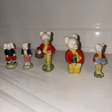 Five Rupert Bear Vintage