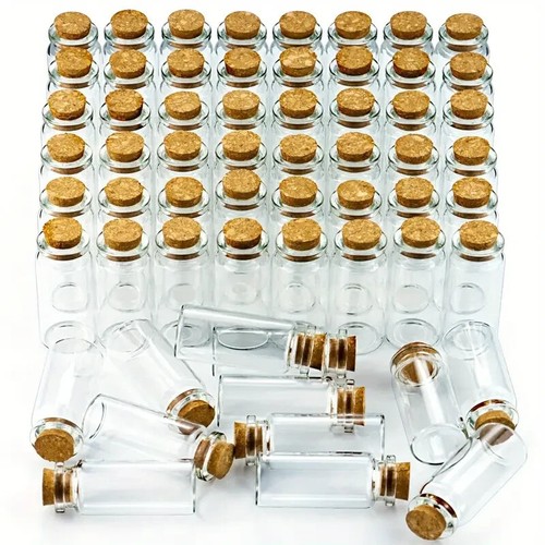 Mini glass bottles with - 12, x