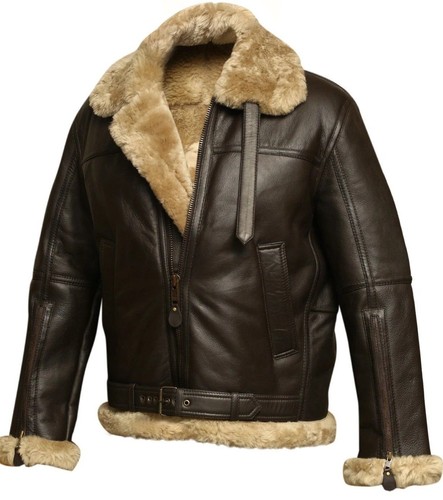 Raf aviator brown bomber real - raf,