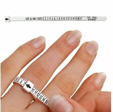 RING SIZER ADJUSTABLE MEASURE FINGER SIZE GAUGE FOR MEN & WOMEN FREE POSTAGE