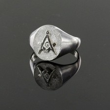 Masonic Ring Craft Square and