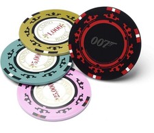 Paladone Casino Royale Poker Chip Coasters, Officially Licensed James Bond 007