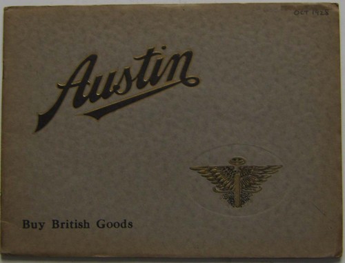 Austin range original brochure - austin,