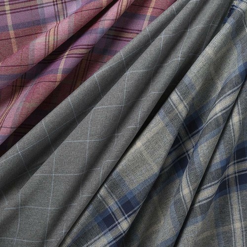 Shetland faux wool plaid - faux,