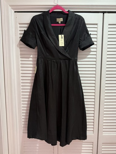 Black lindy bop cocktail dress - black,