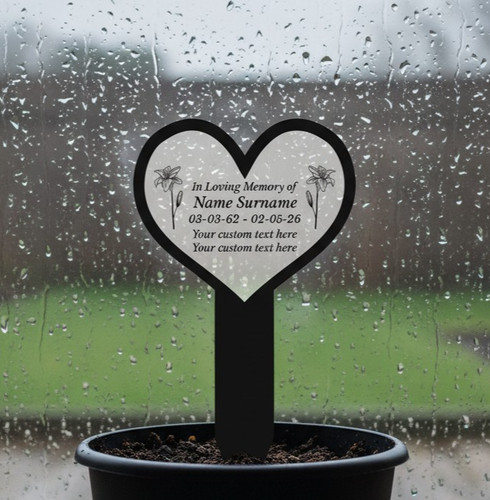 Personalised memorial plaque - memorial,