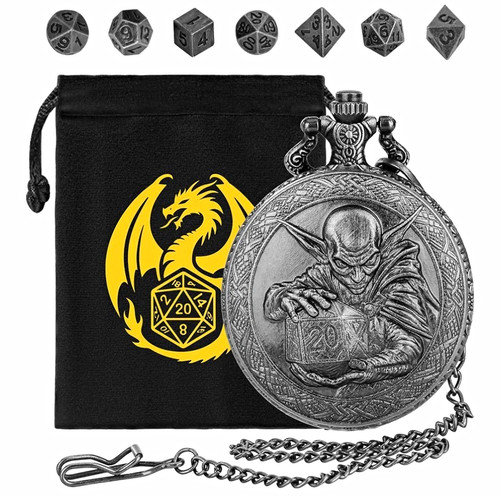 Mini dnd dice - set, with