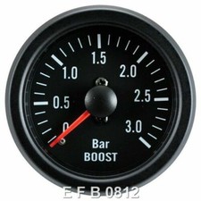 52mm Black Face 3 Bar Turbo Diesel Boost Gauge – Mechanical - Tdi - Td - Dt