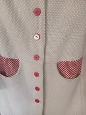 avoca coat. Beautiful,bright,pink and red Wool/polyester Avoca coat. Avoca coat.