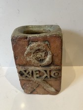 Vintage Brutalist  Style Pottery Vase Attributed To Bernard Rooke