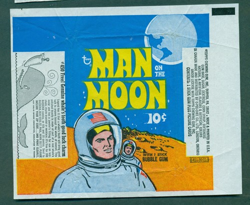 Wrapper topps man on - topps, u.s.a.-man