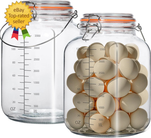 Pack gallon glass - glass, jar
