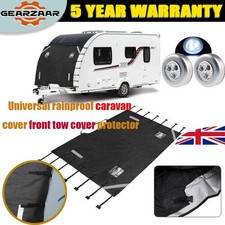 For Bailey Caravan Front Towing Cover Protector Shield Uni Led Waterproof UK