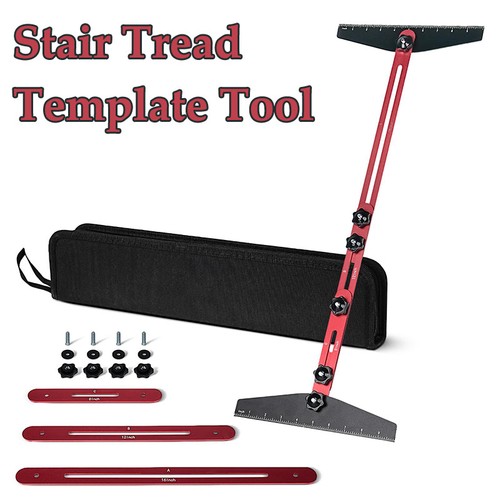 Stair tread template tool - stair,
