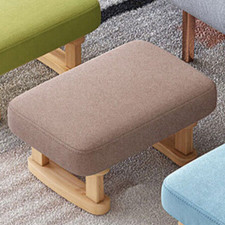 Brown Small Footstool Footrest